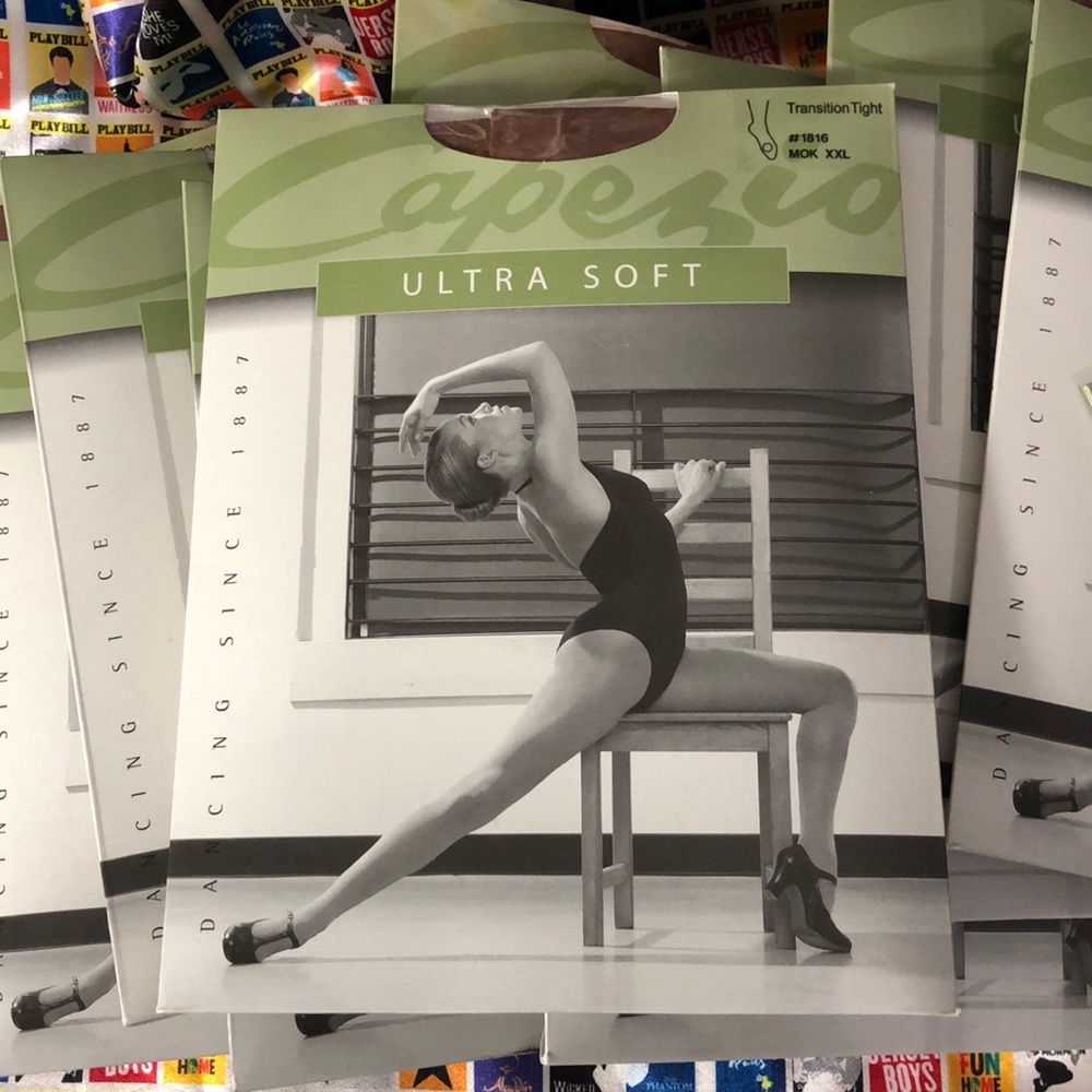 2 for $10 New Capezio Transition Tight Mocha-MOK